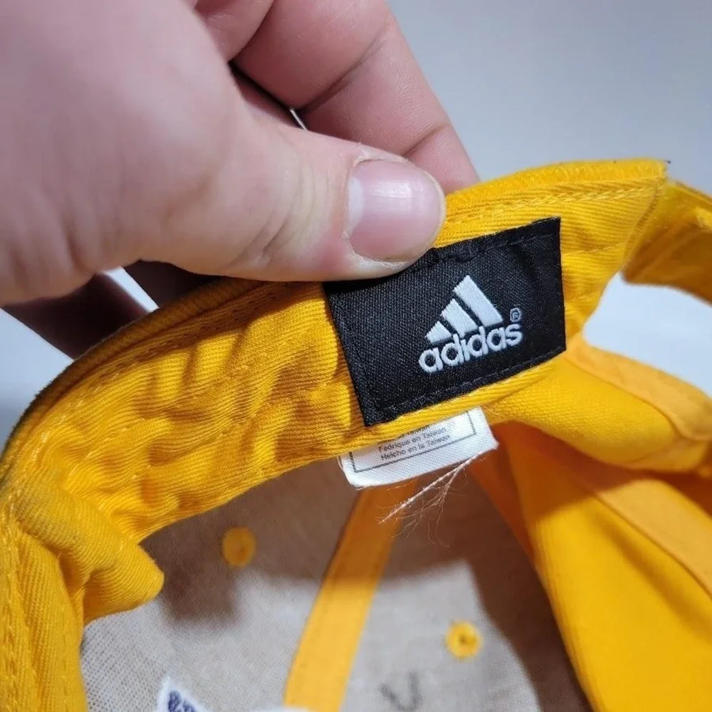 Los Angeles Lakers Hat Cap Strap Back Mens One Size Purple NBA Basketball Adidas